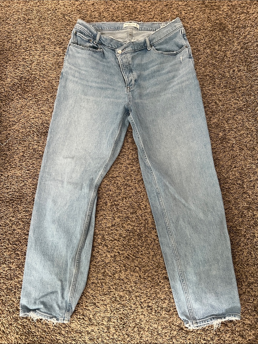 Abercrombie & Fitch Light Blue Relaxed Jeans